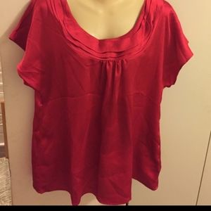 Red blouse